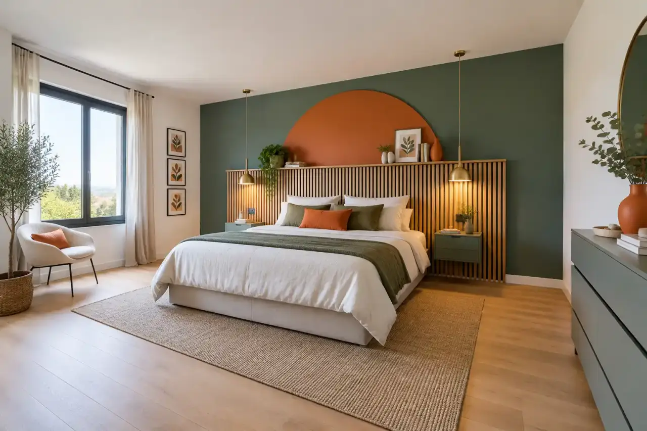 Déco tête de lit : du relief et de la couleur sans encombrer la chambre
