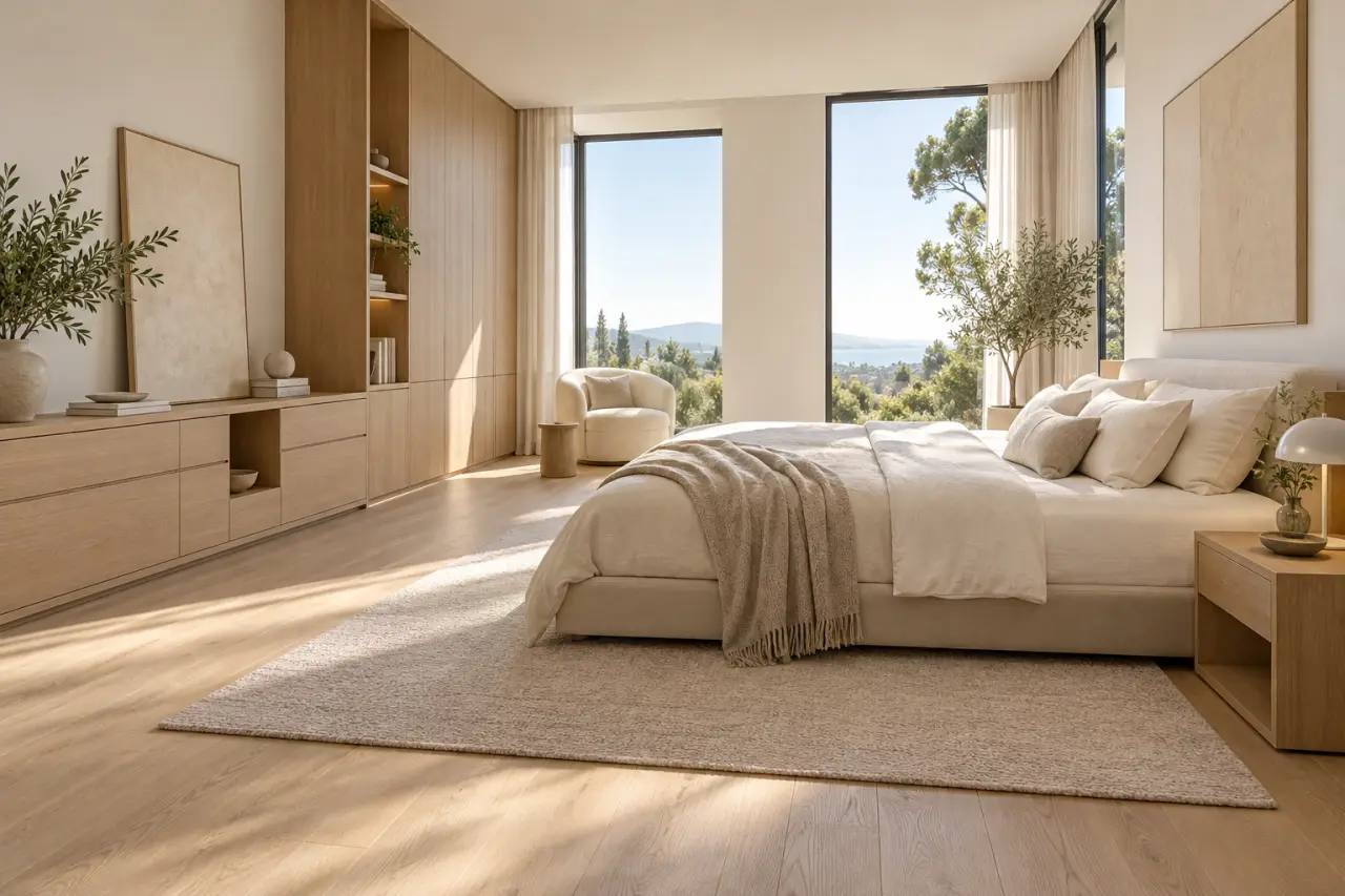 Le meuble de chambre design structure l’espace sans le surcharger