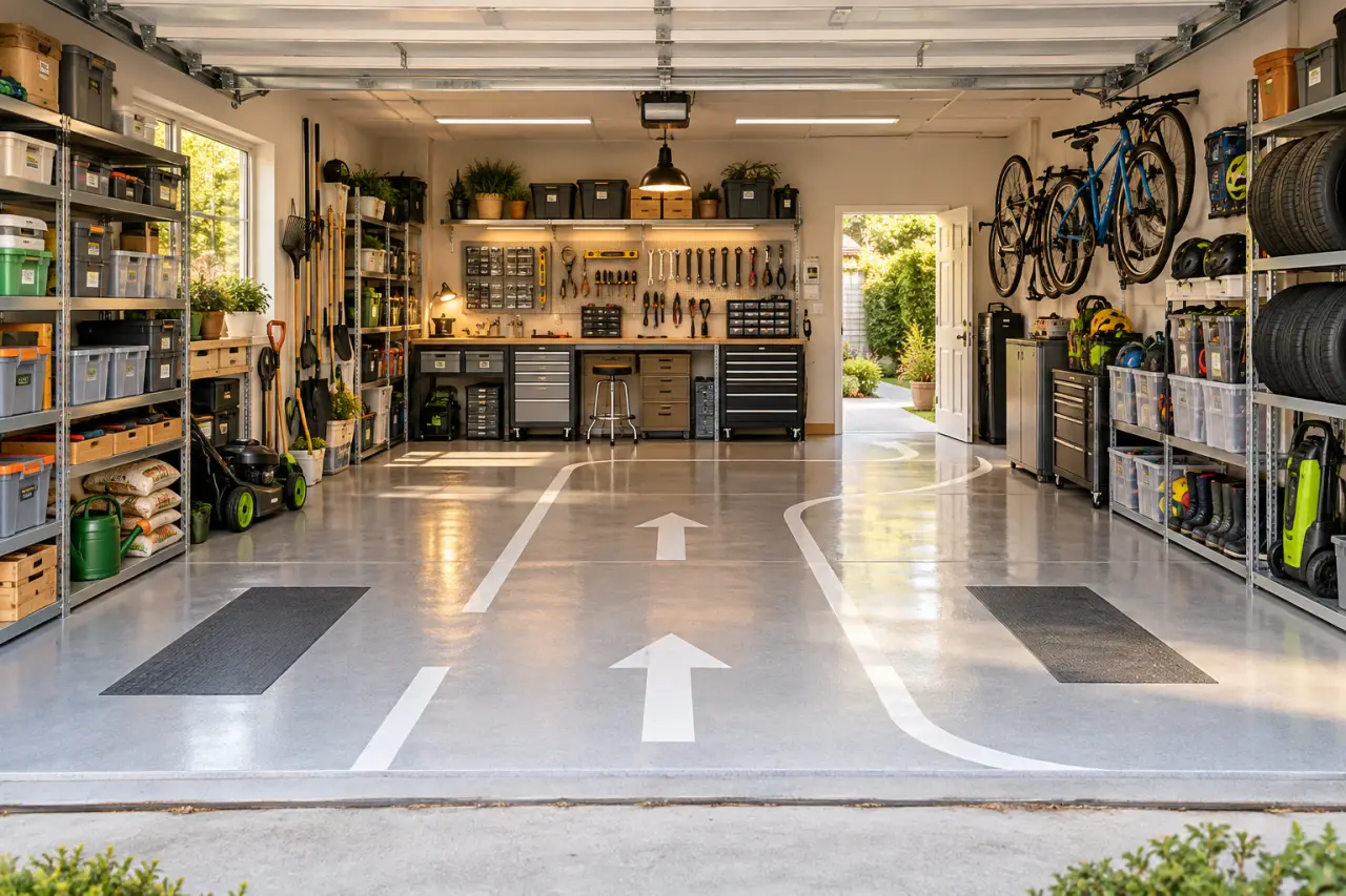 Optimiser le rangement du garage : un circuit clair empêche le désordre de revenir