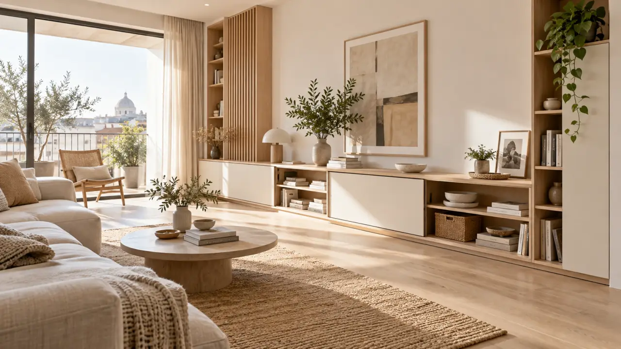Un meuble de rangement design libère l’espace avec la bonne profondeur et le bon usage