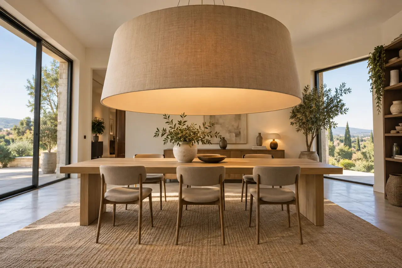Lampe de salle à manger : le mauvais format peut écraser votre table