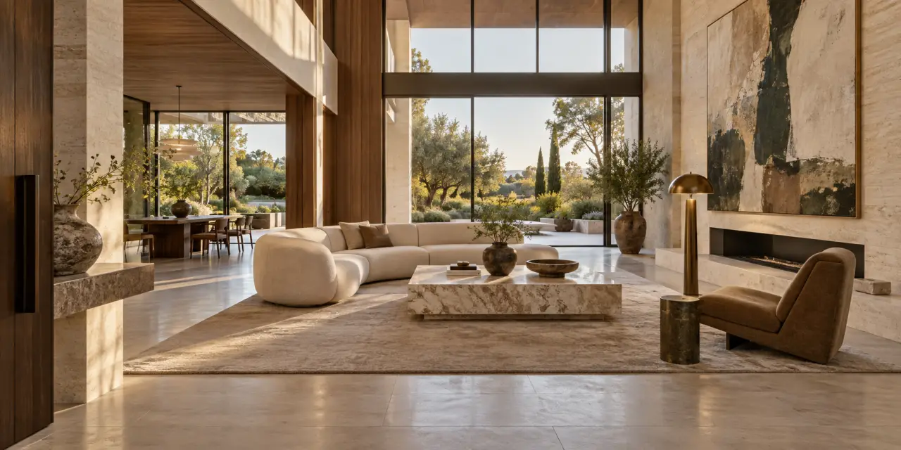 La décoration intérieure de luxe repose sur la sélection, pas l’accumulation
