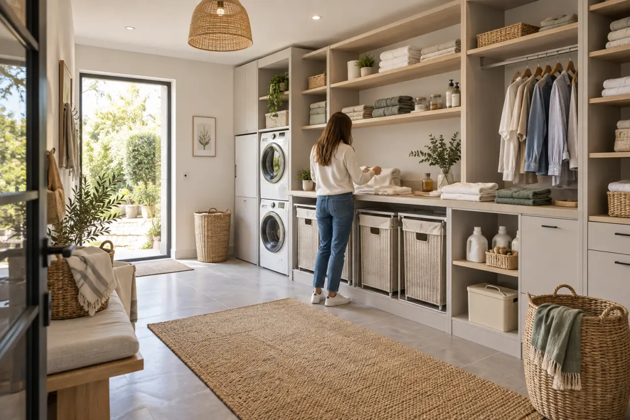 Meuble de rangement pour buanderie : choisissez-le selon vos gestes, pas seulement selon la place disponible