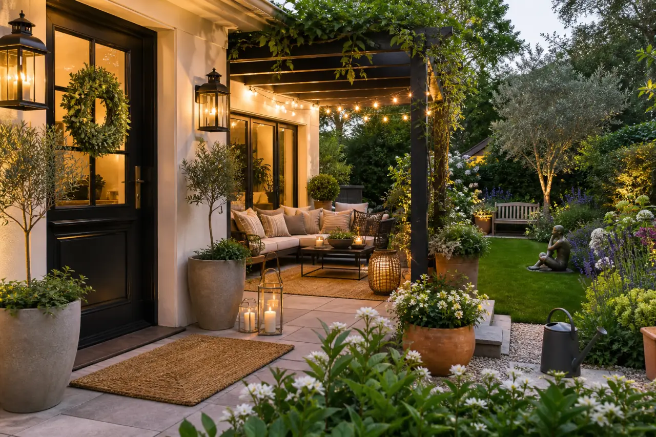 Décoration extérieure maison : quels objets choisir selon l’entrée, la terrasse et le jardin ?