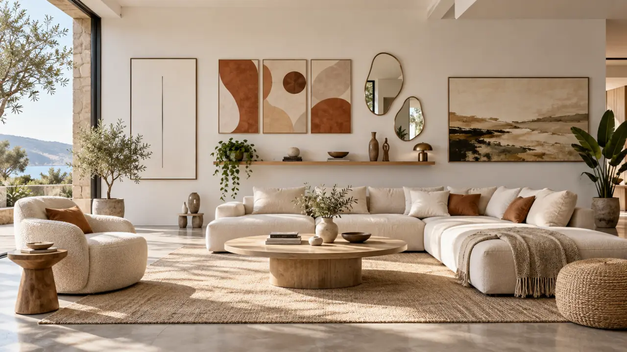 Décoration murale tendance : les formats qui structurent un grand mur blanc
