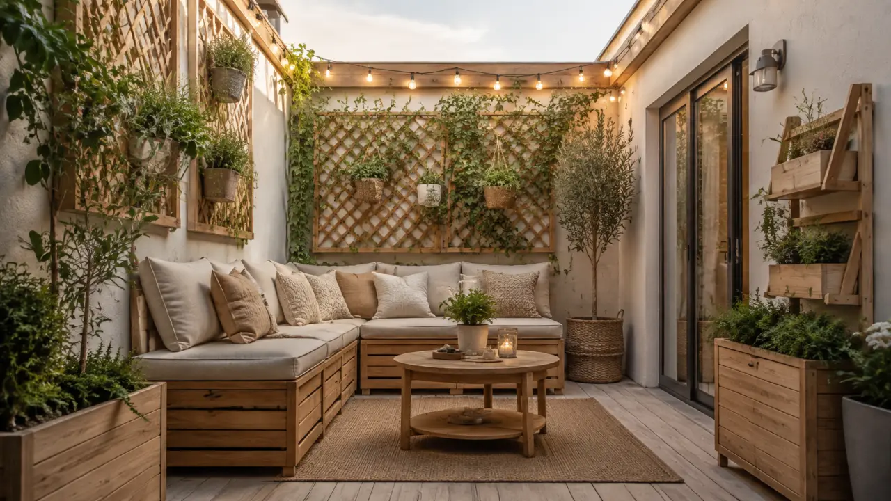Petit patio, grand confort : réussir l’aménagement patio extérieur sans l’encombrer