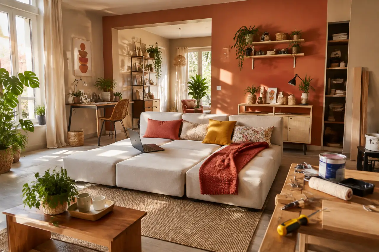lecoeurdemamaison.fr décoration : couleurs, pièces polyvalentes et travaux faciles à suivre