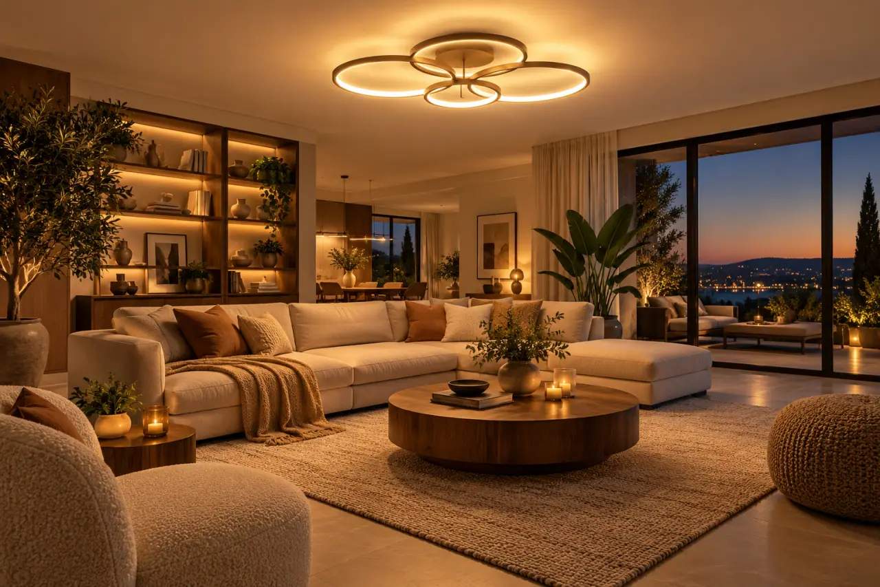 Luminaire plafonnier : une lumière confortable, pas seulement un beau plafond